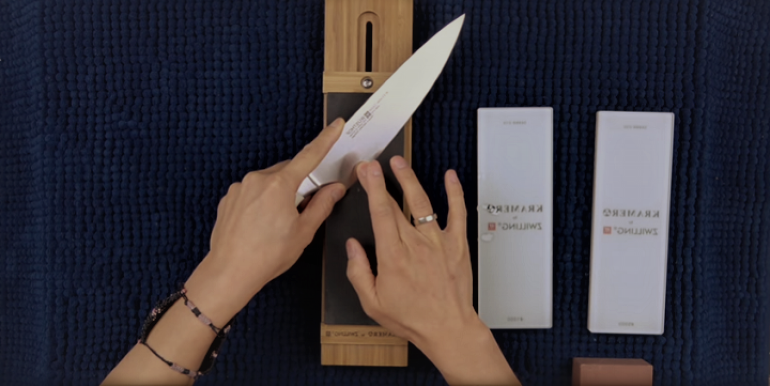How to sharpen your WUSTHOF knife With few Step Knives Task